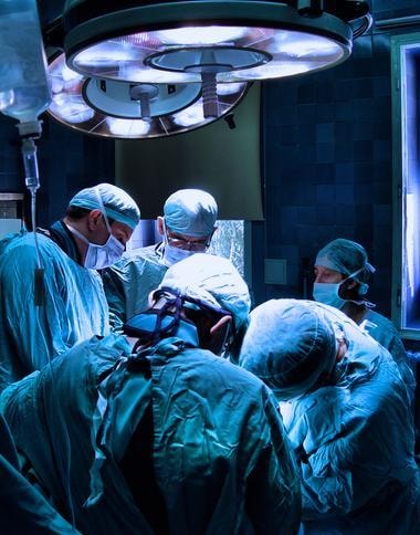 Coast Urological Medical Group surgical team in the operating room